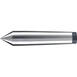 Pointe de centrage type 665 MK1 fixe avec pointe pleine angle de pointe 60 degr. RöhM