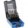 Set de fraises sur tige 81 D. de la tige 6 mm 10 pièces HSS engrènement 3 boîte en plastique incassable PFERD