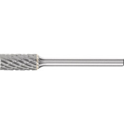 Petite Fraise sur tige forme ZYAS D. 6 mm L. tête 13 mm D. de la tige 3 mm carbu