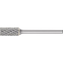 Petite Fraise sur tige forme ZYAS D. 6 mm L. tête 13 mm D. de la tige 3 mm carbu