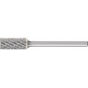 Petite Fraise sur tige forme ZYAS D. 6 mm L. tête 13 mm D. de la tige 3 mm carbu