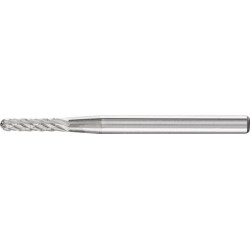 Petite fraise sur tige forme WRC D. 2 mm L. tête 10 mm D. de la tige 3 mm carbure engrènement 3 PLUS PFERD