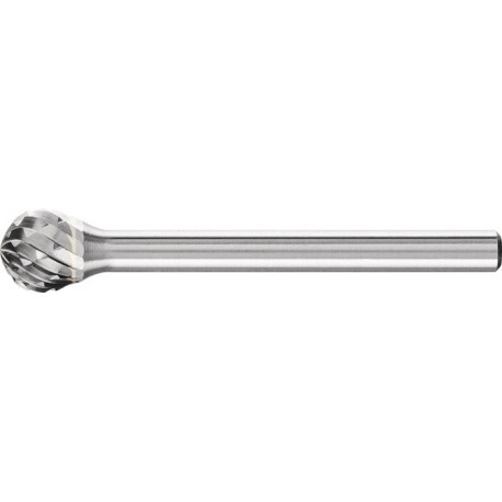 Petite Fraise sur tige forme KUD D. 6 mm L. tête 5 mm D. de la tige 3 mm carbure