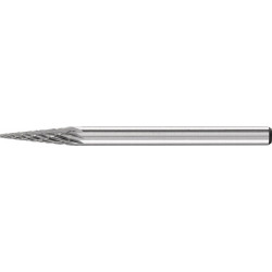 Petite Fraise sur tige forme SKM D. 3 mm L. tête 11 mm D. de la tige 3 mm carbur