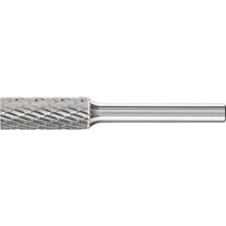 Fraise sur tige ZYA D.10mm Tête-L.25mm Arbre-D.6mm HM carbure engrènement 3 PLUS PFERD