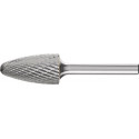 Fraise sur tige RBF D.16mm Tête-L.30mm Arbre-D.6mm HM carbure engrènement 3 PLUS PFERD