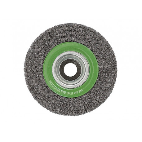 Brosse plate D. 150 mm épaisseur de fil 0,3 mm VA 30 mm 6000 min-¹ OSBORN