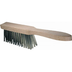 Balayette en fils d'acier longueur 310 mm acier moulé 4 rangées OSBORN