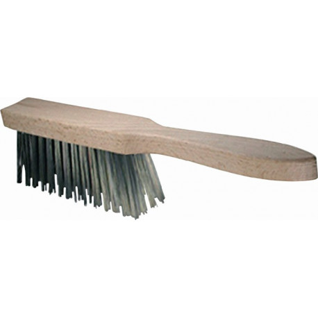 Balayette en fils d'acier longueur 310 mm acier moulé 4 rangées OSBORN