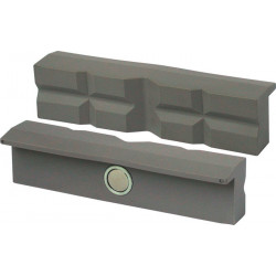 Mâchoire d'étau de protection pour largeur de mâchoire 160 mm avec prismes polyu