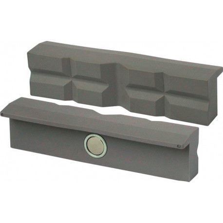 Mâchoire d'étau de protection pour largeur de mâchoire 160 mm avec prismes polyu