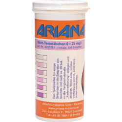 Petite jauge TRGS 611 teneur en nitrite 0-25 mg/l 100 pièces boîte ARIANA
