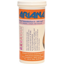 Petite jauge TRGS 611 teneur en nitrite 0-500 mg/l 100 pièces boîte ARIANA