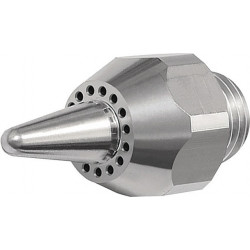 Buse ronde Serie 22 filetage extérieur aluminium longueur 41 mm D. extérieur 13 mm RIEGLER