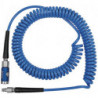Set de tuyaux spiralés D. intérieur 8 mm D. ext. 12 mm longueur 10 m raccord de