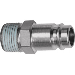 Mamelon acier trempé/ fiche DN 10 filetage extérieur R 1/4 po. RIEGLER (Par 10)
