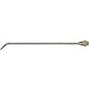 Buse de rallonge laiton nickelé coudé longueur 150 mm RIEGLER