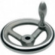 Molette GN 950 l. 17 mm D.1 140 mm D.2 14 mm GANTER