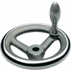 Molette GN 950 l. 17 mm D.1 140 mm D.2 14 mm GANTER