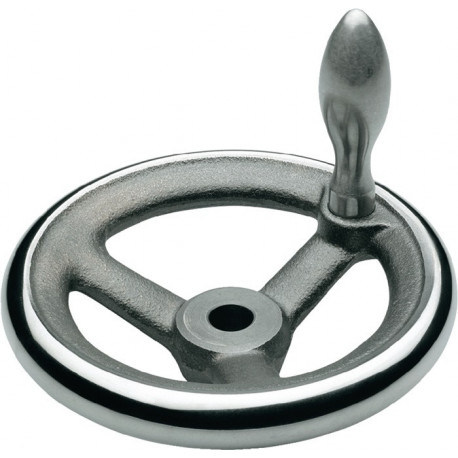 Molette GN 950 l. 17 mm D.1 140 mm D.2 14 mm GANTER