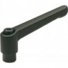 Levier de serrage réglable GN 300 D. 1 M 12 mm l1 92 mm filetage intérieur GANTE