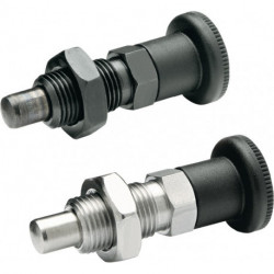 Boulons d'arrêt GN 817 D. 1 6 mm D. 2 M 12 x 15 mm l1 6 mm acier sans cran de b (Par 10)