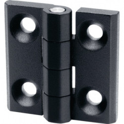 Charnière GN 237 hauteur 40 mm largeur 40 mm épaisseur 2 mm zinc-moulé sous pres (Par 10)