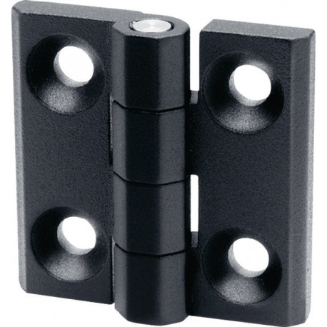 Charnière GN 237 hauteur 40 mm largeur 40 mm épaisseur 2 mm zinc-moulé sous pres (Par 10)