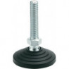 Pied articulé en plastique GN 344 D.1 60 mm D.2 M 10 mm l1 98 mm l3 24 mm GANTE