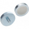 Aimant de maintien GN 50.3 D. 1 63-3 mm D. 2 M 6 mm ferrite dure HF GANTER (Par 5)