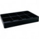 Embout LOGS 130 H48xl338xP238 mm plastique noir 8 fois (Par 6)