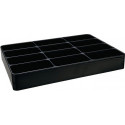 Embout LOGS 133 H48xl338xP238 mm plastique noir 12 fois (Par 6)