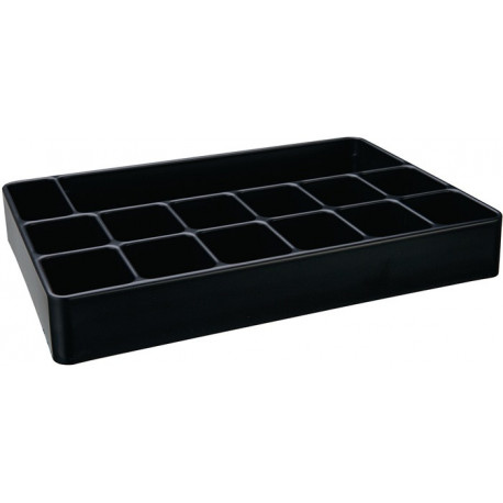 Embout LOGS 134 H48xl338xP238 mm plastique noir 14 fois (Par 6)
