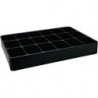 Embout LOGS 136 H48xl338xP238 mm plastique noir 18 fois (Par 6)