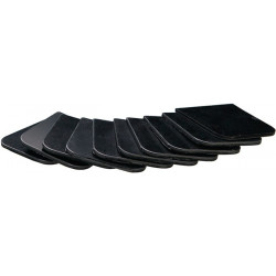 Embout LOGS 138 H40xl50 mm noir (Par 10)