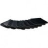Embout LOGS 138 H40xl50 mm noir (Par 10)