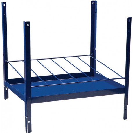 Élément d’étagère LOGS 170 H520xl540xP390 mm bleu RAL 5022 6 rangées approprié pour cartouches