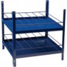 Élément d’étagère LOGS 180 H520xl540xP390 mm bleu RAL 5022 2 x 6 rangées approprié pour bombes aérosol
