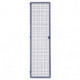Porte grillagée LOGS 240 H1970xl540 mm bleu RAL 5022 verrouillable