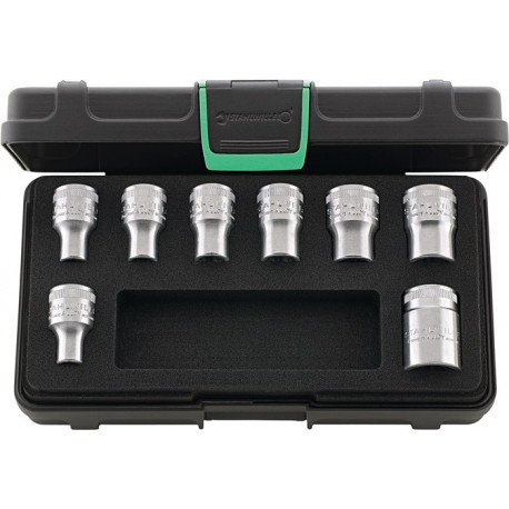 Jeu de clés à douille 50TX/8 8 pièces 1/2 po. pour vis Torx extérieures STAHLWILLE