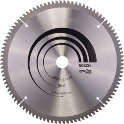 Lame pour scie circulaire Ext 305mm Z.96 WZ/N Percage 30mm Larg coupe.2,5mm HM BOSCH