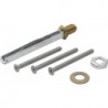 Kit de fixation porte K/G Broche de profil 3310 Garniture de poignée 9x100mm 67-72mm HOPPE