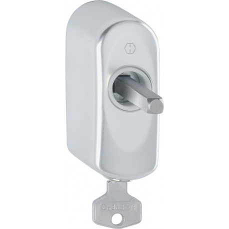 Rosette porte AUS950S 100NM Alu.F1/naturf.43mm SecuSelect®/Secu100®/Secustik® abschl.HOPPE