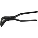 Pince à plier longueur 270 mm traversant coudé à 45 deTaille revêtement poudre ERDI