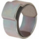 Pince de tuyau 1 oreille acier galvanisé brillant (W1) avec bague intégrée plage