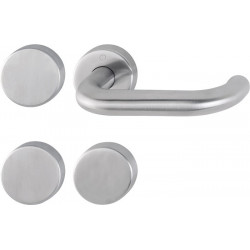 Poignée porte Paris FS-E138/42H/42HS Inox F69 -/D pour TS 40-65mm UG/bl.rd.DIN Gauche/Droite HOPP
