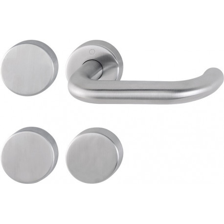 Poignée porte Paris FS-E138/42H/42HS Inox F69 -/D pour TS 40-65mm UG/bl.rd.DIN Gauche/Droite HOPP