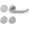 Poignée porte Paris FS-E138/42H/42HS Inox F69 -/D pour TS 40-65mm UG/bl.rd.DIN Gauche/Droite HOPP