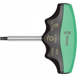 Tournevis dynamométrique 400 Hex 6 pans 4 mm 4 Nm réglage fixe WERA