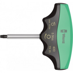 Tournevis dynamométrique 400 TX TX 25 5 Nm réglage fixe WERA